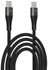 L'Avvento (MP474) Ultra-Fast Type-C To Type-C Sync And Charging Cable 1M - Black