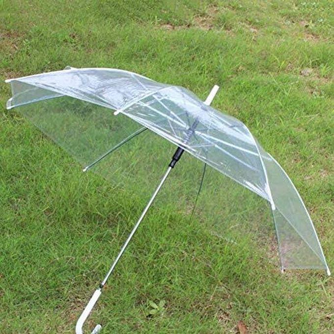مظلة حجم كبير شفافه للاستمتاع بالمطر