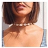 Pearls Shell Choker Necklace for Women Seashell Necklace Puka Shell Necklace Handmade Fashion Hawaiian Jewelry for Girls