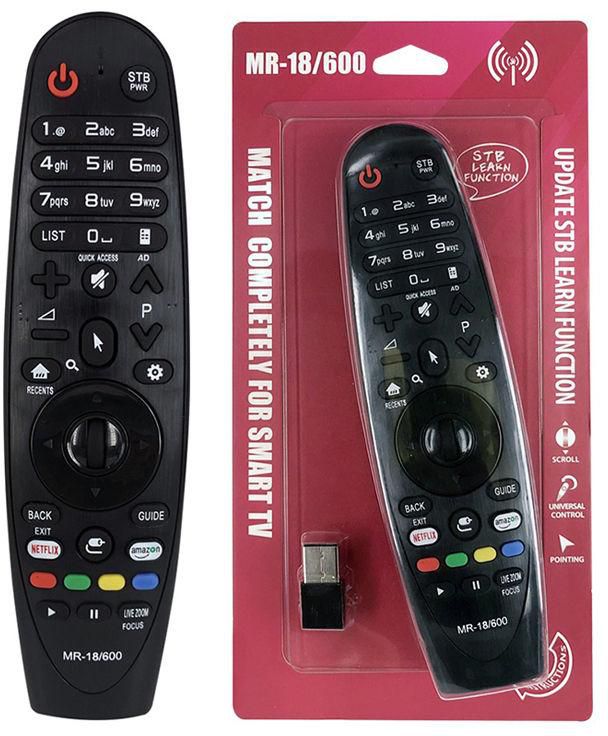 TV Remote Control for LG TV, Black- AN-MR650A