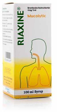 Riaxine Mucolytic Syrup - 100 Ml