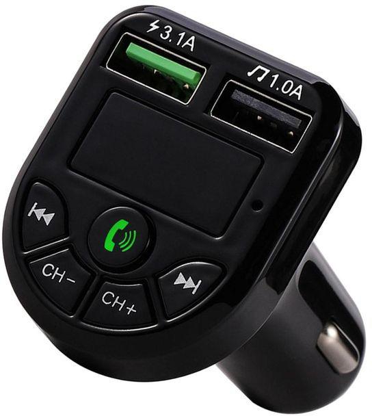 Wireless FM Transmitter MP3 Car Radio Adapter Dual USB Charger Car Kit