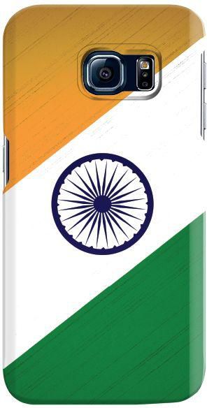 Stylizedd  Samsung Galaxy S6 Edge Premium Slim Snap case cover Matte Finish - Flag of India