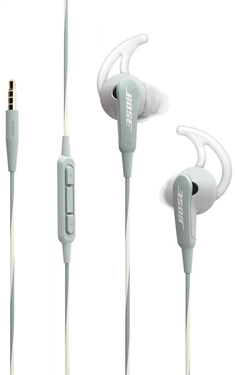 Bose SoundSport Headphones for Apple Devices, Frost - 741776-0050