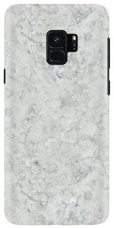 Slim Snap Matte Finish Case Cover For Samsung Galaxy S9 Marble Texture Black