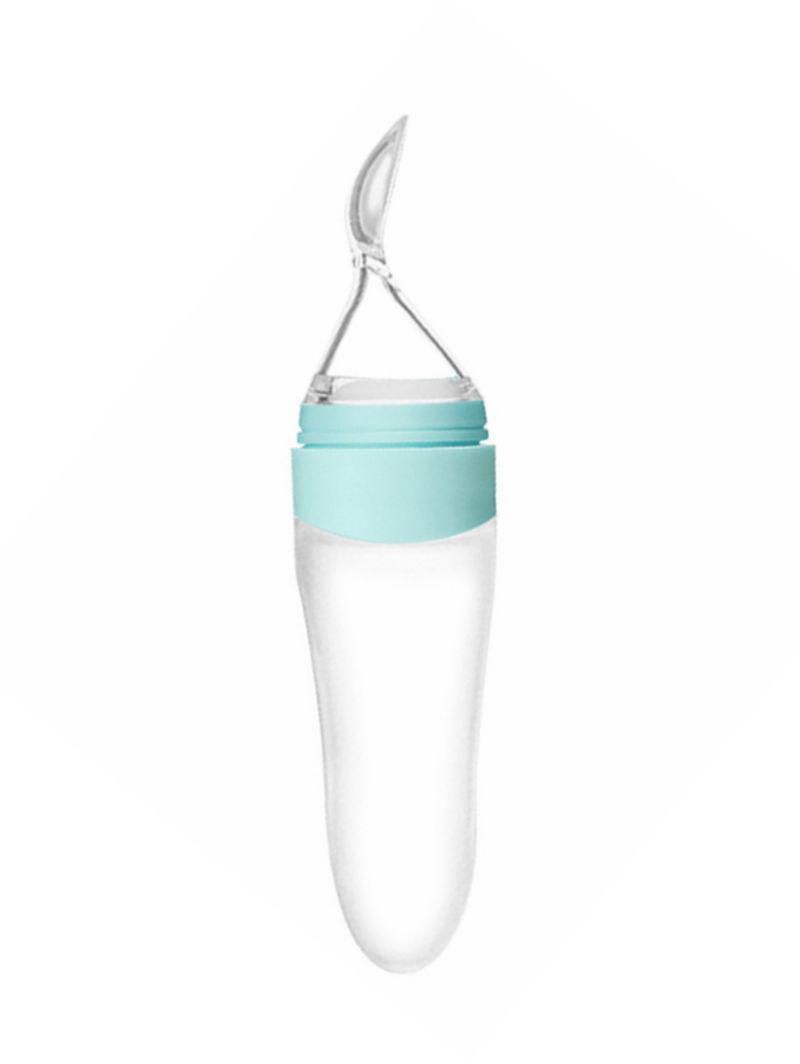 Baby Feeding Silicone Bottle With Spoon