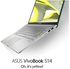 ASUS VivoBook S14 S433EQ-AM07GW i7-1165G7 MX350 2GB GDDR5 14.0'' FHD 16GB DDR4 512GB M.2 NVMe™ PCIe® 3.0 SSD WIN11