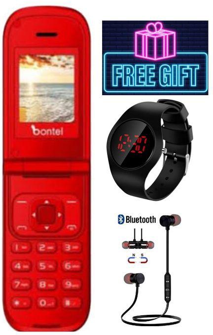 Bontel A225,,1.77' Display Screen//Mobile Phone (Dual Sim) Flip Phone//fancy Gifts