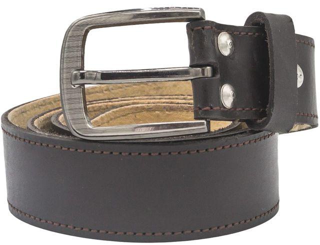 Fashion Dark Brown Men Executive Sleek Design Genuine Leather Belts