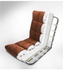 5-Position Adjustable Indoor & Outdoor Floor Chair With Back Support Brown 110x50x10cm