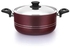 Trueval Stew Pot Dark Red Size 24 Cm