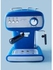None East 15 Bar Espresso Coffee Machine 1.2L 850W Blue CM-8500A-GS