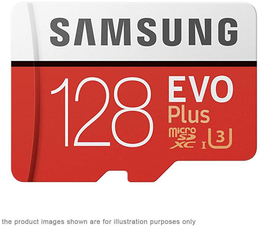 Samsung EVO Plus Micro SD Memory Card 128GB Class 10 with SD Adapter