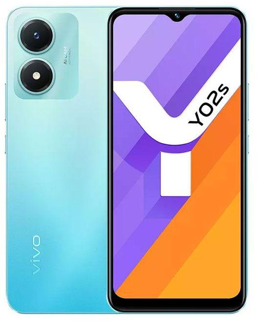 Vivo Y02s - 6.51-inch 3GB/32GB Dual Sim 4G Mobile Phone - Vibrant Blue
