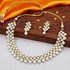 Sukkhi Modish Pearl Gold Plated Wedding Jewellery Kundan Choker Necklace Set for Women (N73531_D1)