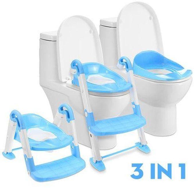 Baby NEW Strong Portable Step Ladder Potty Seat (2-7 Years)- Blue