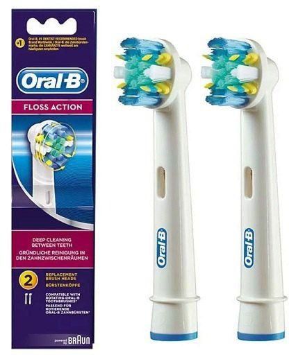 Oral B Floss Action Brush Heads | EB25-2