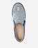 Varna Sequins Slip On Shoes - Teal Blue