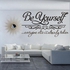 Sunshine Waterproof Be Yourself Letters Wall Sticker Wall Art Decorative Home Ornament