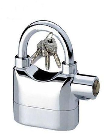 Alarm Security Padlock - Silver