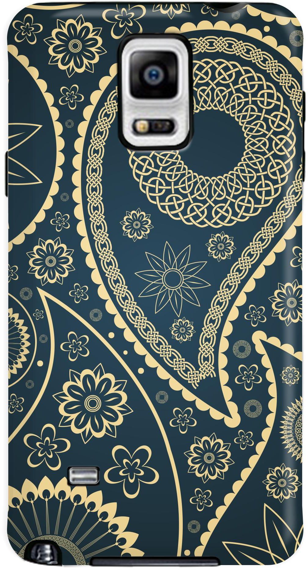 Stylizedd Samsung Galaxy Note 4 Premium Dual Layer Tough Case Cover Matte Finish - Indian Nights