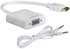 1080P HDMI Full HD Male to VGA Female Video Converter Adapter Cable WITH AUDIO For PC DVD HDTV white