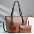 Fashion Classic Ladies Leather Women Handbag (M)