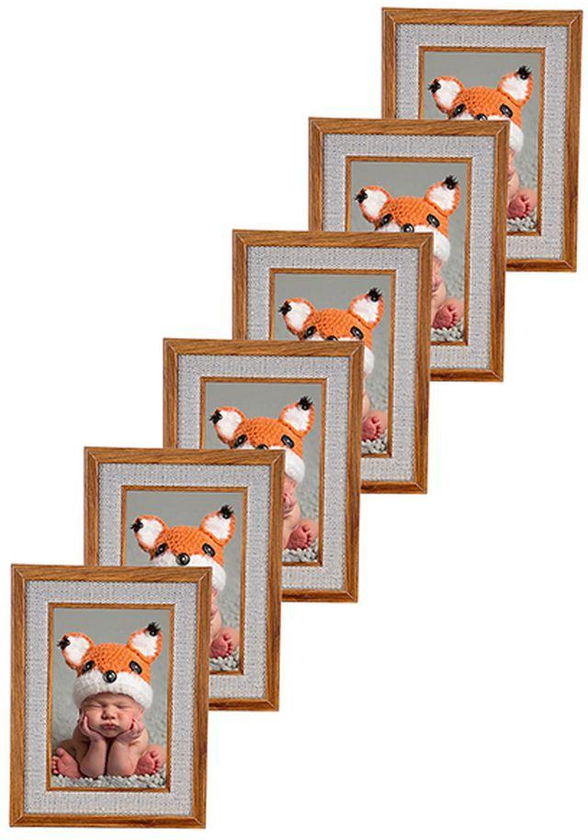 Art Wooden Photo Frame, 6 Pieces, Size 10X15, Stand