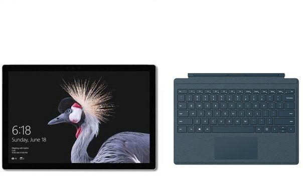 Microsoft Surface Pro 2017 Tablet - Intel Core i7, 12.3 Inch, 1TB, 16GB, Wi-Fi, Windows 10 Pro, Silver with English Keyboard - Cobalt - Latest Version