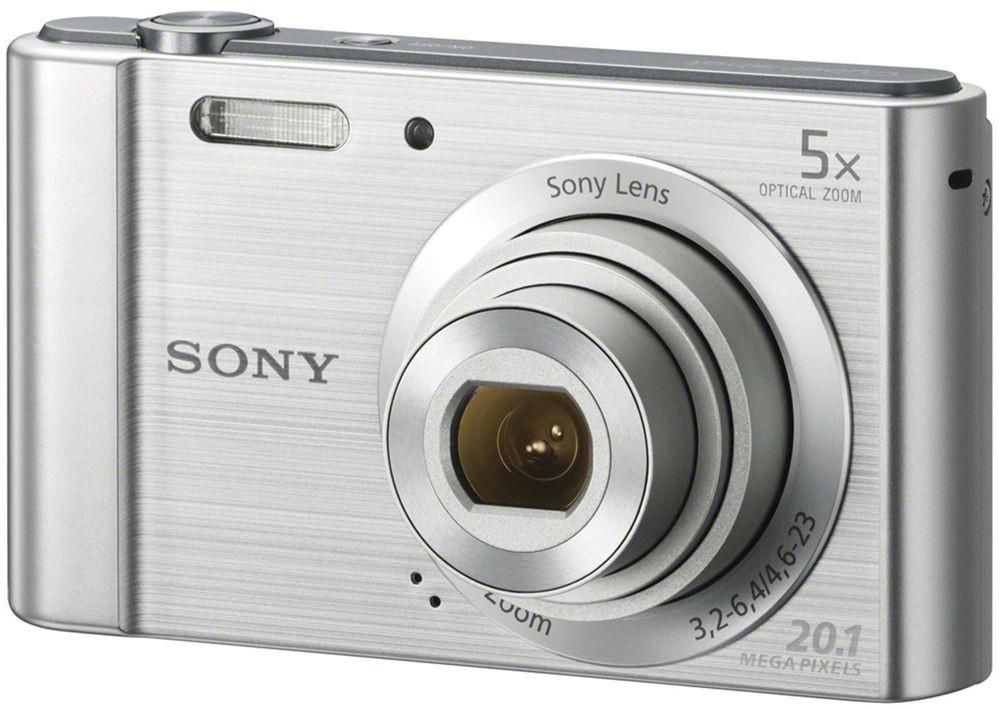 Sony Cyber-shot DSC-W800 20.1MP Point and Shoot Camera, Silver