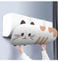 Air Conditioning Cover Anti Direct Blowing Air Outlet Wind Baffle, Cold Air Guide Baffle, Wall Mounted Universal (Cartoon Cat Shape)