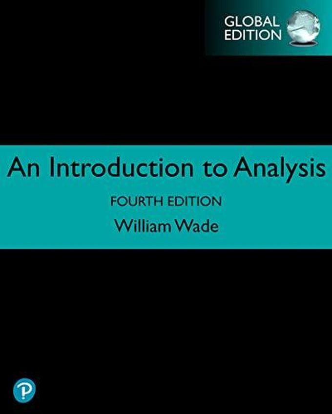 Pearson Introduction to Analysis, Global Edition ,Ed. :4