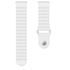 22mm Sports Wave Design Silicone Band Anti-perspirant For Samsung Galaxy Watch3 45 Watch-White