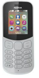 Nokia 130 Dual Sim, 8MB, 2G - Gray
