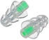 1Pair 27DB Ear Plugs Hearing Protection Noise Reducers Noise Cancelling Earplugs Without A Bottle Green (green)