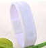 Genius Unisex Kids Digital Led Silicone White Bracelet Watch
