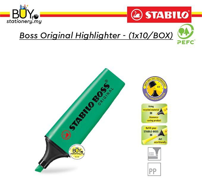 Stabilo Boss Original Highlighter - 1x10/BOX (9 Colors)