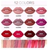 12-Piece Velvet Matte Liquid Lipstick Set Multicolour