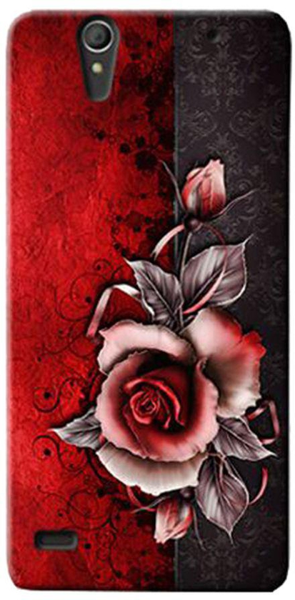 Combination Protective Case Cover For Sony Xperia C4 Vintage Rose