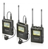 Saramonic UWMIC9 UHF wireless receiver with DUAL body pack transmitter and lavalier mic package
