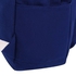 FSGS Deep Blue Trendy Canvas Schoolbag Backpack With Zipper 94125
