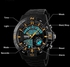 Generic 1110 Men Sports Watches Waterproof Fashion Casual Quartz Watch Digital & Analog Male Clock - Blue