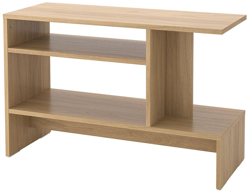 HOLMERUD Side table - oak effect 80x31 cm