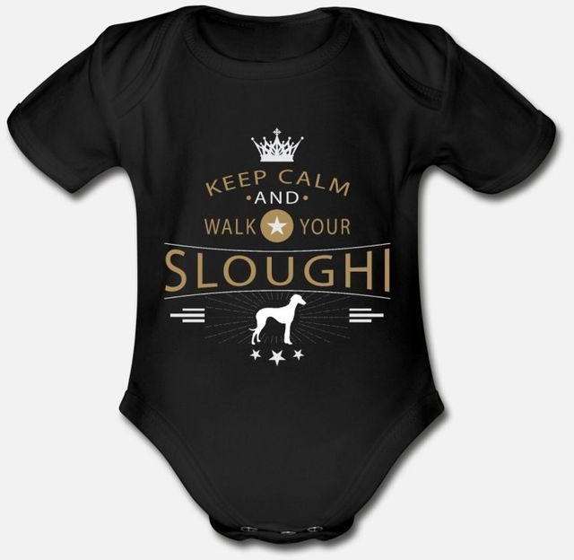 Sloughi Organic Short Sleeve Baby Bodysuit_2