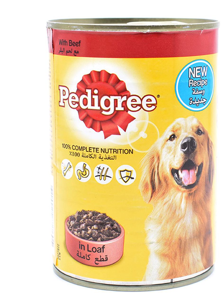 Pedigree Beef Loaf Wet Dog Food - 400g - Pack of 12