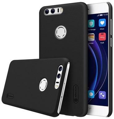 Frosted Shield Case Cover With Screen Protector For Huawei Honor 8 Black