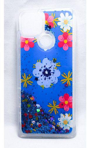 Moving Glitter Back Cover For Oppo A15S - Multi Color