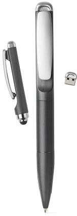 XD Design Stylo 3 in 1 USB 4GB Stylus Pen Grey - P327.152