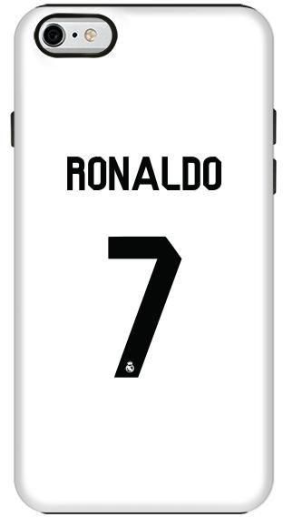 غطاء متين بطبقتين مطفي اللمعان من ستايلايزد لهواتف ايفون 6 بلاس - رونالدو ريال مدريد