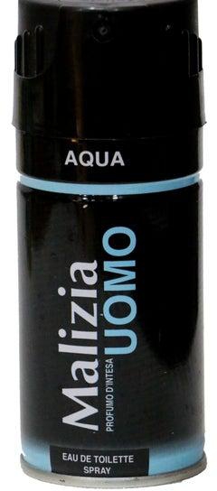 Malaysia Uomo Aqua Deodorant Spray, 150 ml